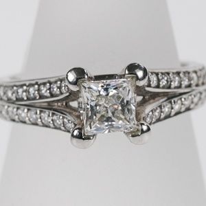 Ajaffe Signature Princess cut diamond ring, NEW
